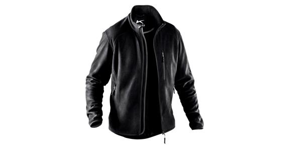 Fleece-Jacke Weather schwarz Gr. 3XL