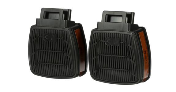 Secure Click™ gas filter A2, pack = 1 pair