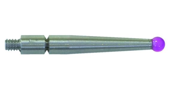 Tastspitze für Fühlhebelmessgerät Rubin Ø 2 mm x 18,7 mm