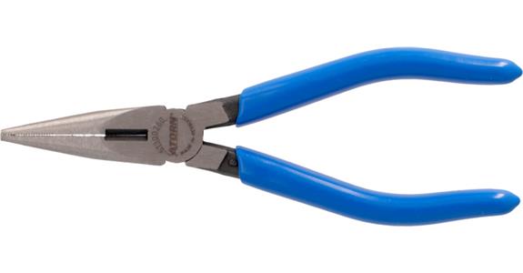 ATORN szczypce półokrągłe DIN 5745, 140 mm, proste, polerowane