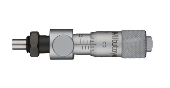 Einbaumessschraube 0-6,5mm mit Feststellung flach mit Klemmmutter