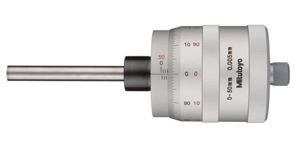 Wbudowany mikrometr z nieruchomym wrzecionem MR 0-50-0 mm skok 1 mm/obr.