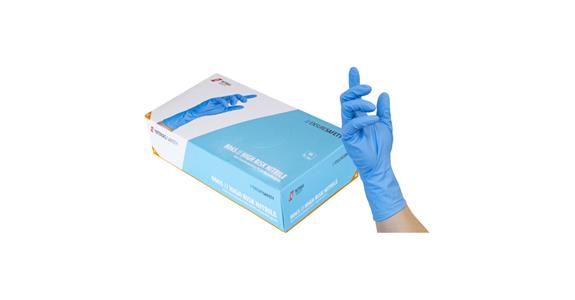 Einweghandschuh High Risk Nitrile Gr.M Box a 50 Stück