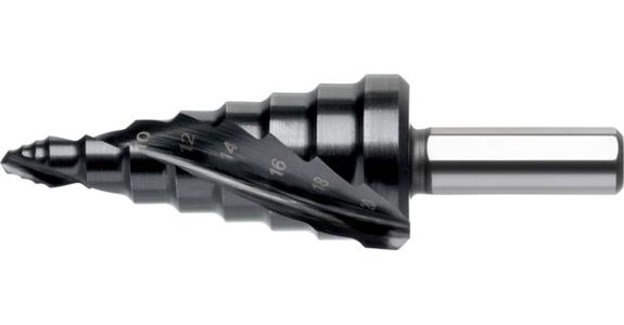 ATORN STEP wiertło stopniowe, z końcówką HSS TiAlN STEP, 8-30 mm, typ 2