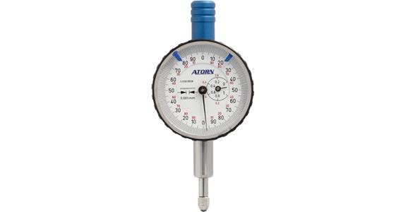 ATORN precision dial gauge dia. 40 mm graduation 0.001 mm meas. range 1 mm
