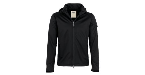 Kurtka męska softshell Ontario z logo Hommel Hercules, czarna, rozmiar XS