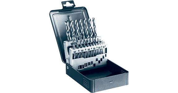 Wielozakresowy zestaw wierteł spiralnych 1,0-10,5 mm DIN 338 typ MBS 1200 0,5 mm z