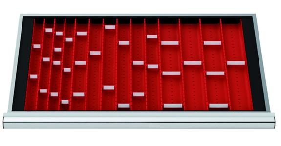LIZZARD Schubladeneinteilungs-Set Muldenplatten 800x450 mm