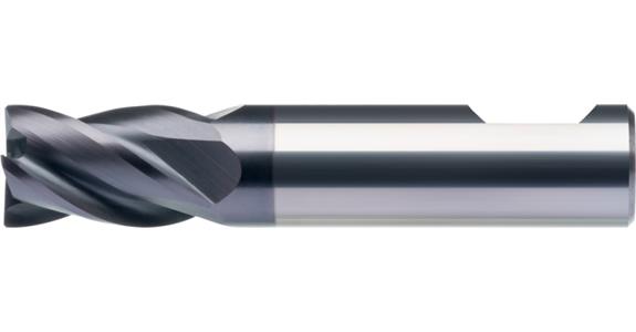 ATORN HPC/MTC end mill, XS, 4x6x40 mm, T=4, HB shank, ULTRA-coated