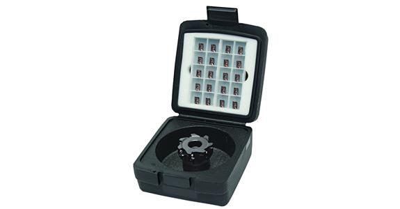 LIZZARD Set Eckfräser Ø 50x22 Z7 + 20 Fräswendeplatten APKT1003