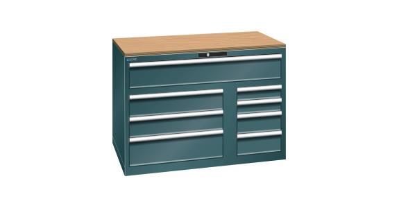 Schubladenschrank Toolbox 1193x725x870mm 8 Schubladen RAL 7016