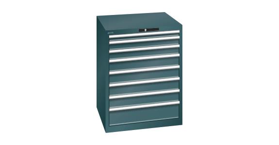 Schubladenschrank 717x725x850mm 8 Schubladen 1x50/2x75/4x100/1x150 75kg RAL 7016