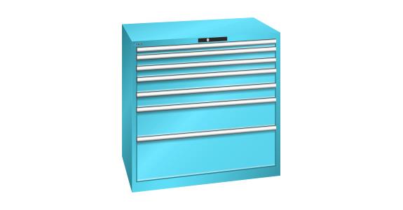 Schubladenschrank 1023x725x1000mm 7Schubladen 1x50/2x75/2x100/1x200/1x300 5012