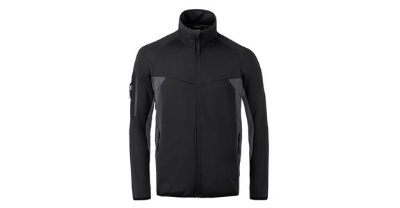 Stretchjacke AthletiQ schwarz/anthrazit Gr.4XL