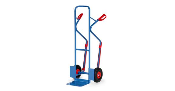 Wózek z rur stal. z kółk.z opon.sz. x wys. 570x1150 mm kółka z oponami 260x85 mm