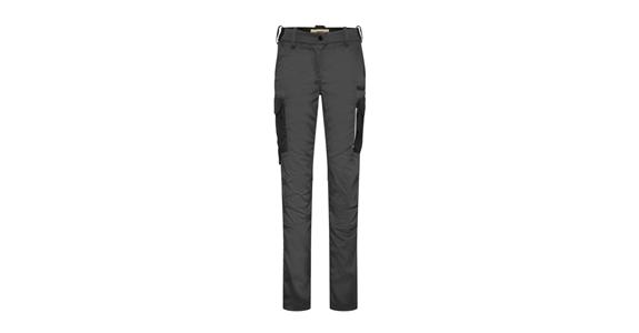Damen Worker-Performancehose X-Stretch karbongrau Gr. 4XL