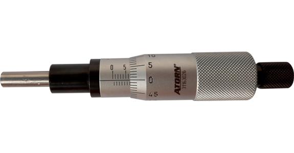 ATORN micrometer head, measuring range 0-25 mm R=7 K