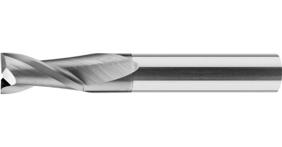 VHM-Schaftfräser Größe M 30° unbeschichtet HB Z2 Ø4,5
