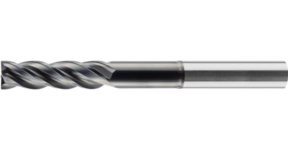 SC-HPC end mill STEEL Varocon-coated Z4 HA shaft extra-long dia. 10 mm