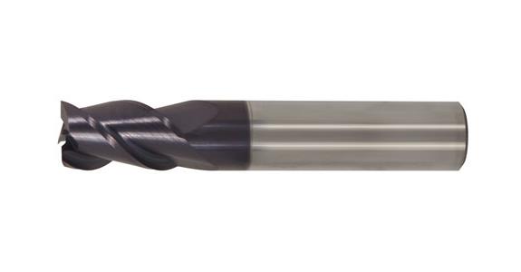 VHM-Bohrnutenfräser lang TiAlN-beschichtet 45° Z3 HA-Schaft 16 mm
