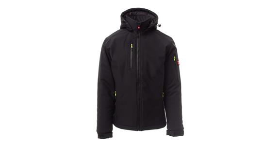Winter-Softshell-Jacke Creek Pad schwarz Gr.M