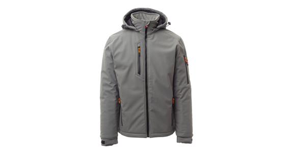 Winter-Softshell-Jacke Creek Pad hellgrau Gr.XXL