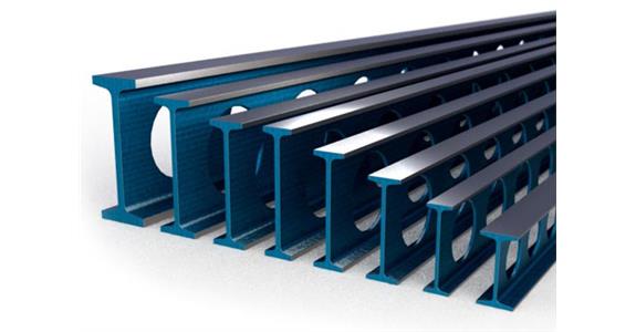 LIZZARD Montagelineal breit 3000x180x60mm DIN 874 Genauigkeitsklasse 0