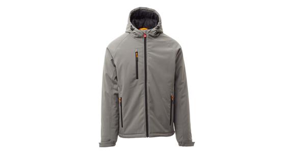 Winter-Softshell-Jacke Gale Pad hellgrau Gr.XS