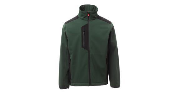 Softshell-Jacke Galway grün/schwarz Gr.XXS