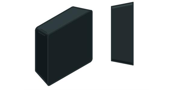 Hartmetall-Mitnehmer-Platten, 9,5x3,2, Spann-Ø 40-80 Rechts- oder Linkslauf