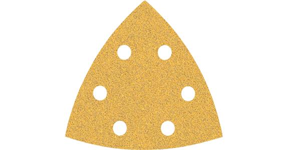Corundum sandpaper for delta sanders 6 pcs grain 60/120/240