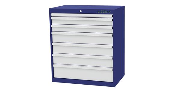 Lizzard Schubladenschrank 7 Schubladen B900xT575xH1020mm RAL5010/7035