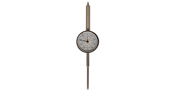 Dial gauge read. 0.01 mm accuracy per factory stand. large MR 50 mm dia. 58 mm