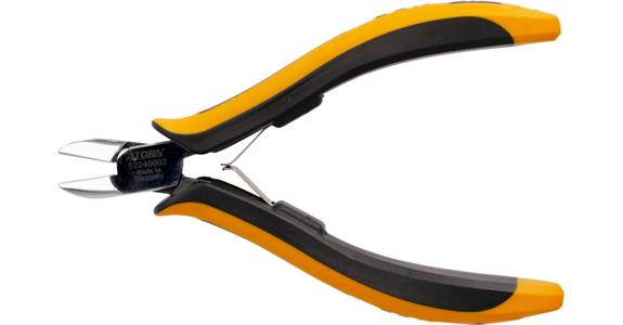 Precyzyjne szczypce boczne ATORN ESD do elektroniki, 125 mm, głowica owalna