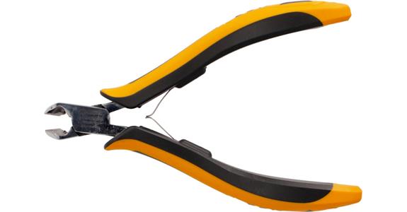Precyzyjne szczypce kątowe ATORN ESD do elektroniki, 120 mm, proste