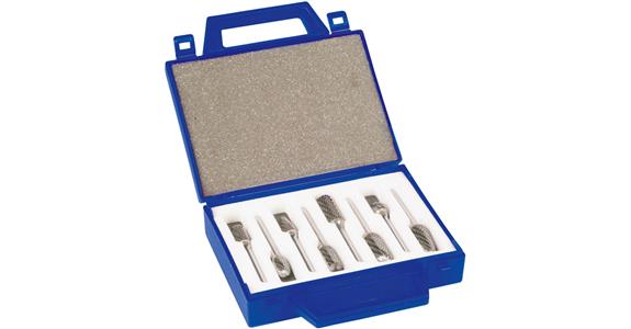 ATORN frezy węglikowe, 6 mm, 8 elementów, szlif 6