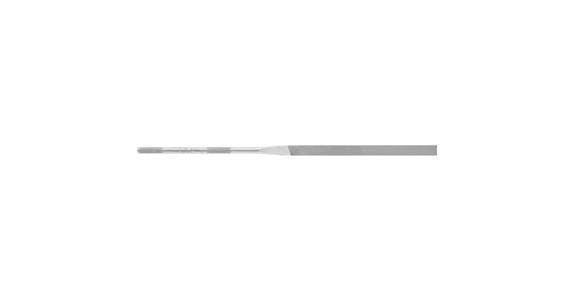 Precision needle file, flat, shaft dia. 3.25 mm L=160 mm S-cut 2
