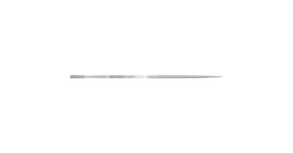 Precision needle file, triangular, shaft dia. 3 mm L=140 mm S-cut 0