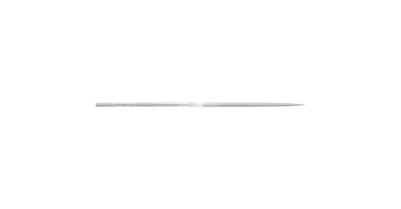 Präzisions-Nadelfeile Dreikant 180mm Schweizer Hieb 0, grob