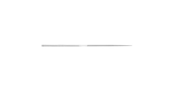 Precision needle file, square, shaft dia. 3.75 mm L=200 mm S-cut 2