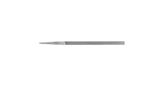 Präzisions-Stiftenfeile Flachstumpf schmal 150mm Schweizer Hieb 0, grob