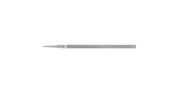 Präzisions-Stiftenfeile Flachstumpf schmal 200mm Schweizer Hieb 0, grob