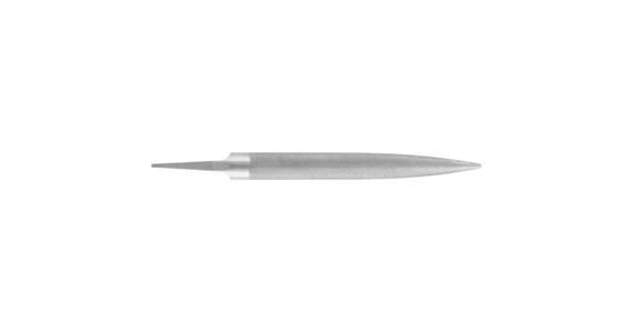 Precision half-round file, 16x4.5 mm, L=150 mm, Swiss cut 1
