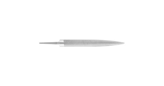 Precision half-round file, 16x4.5 mm, L=150 mm, Swiss cut 2