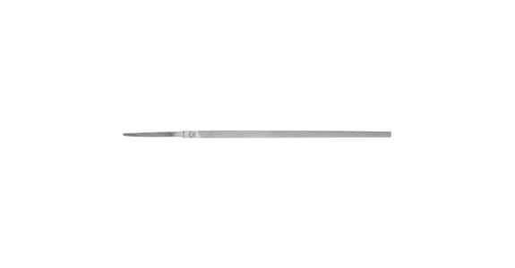 Square engineer's file DIN 7261 D W=6 mm L=150 mm German cut 2
