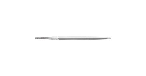 Triangular saw file, slim, DIN 7262 B, dia. 8.5 mm, L=150 mm, German cut 2