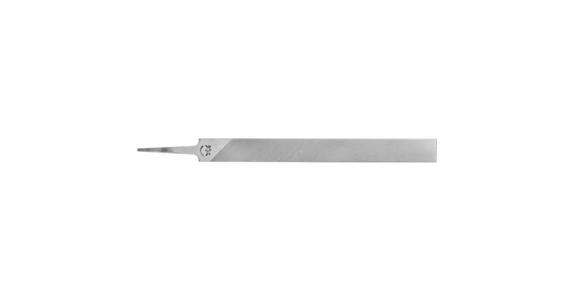 Lathe file, DIN 7261 H, flat, single-cut, 25x6 mm L=250 mm, German cut 1