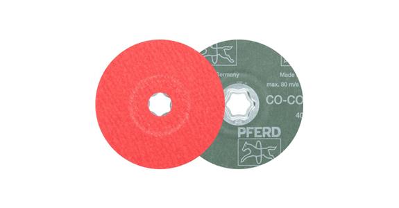 Fiberscheibe Ø 125 mm Keramikkorn CO-COOL Korn 60