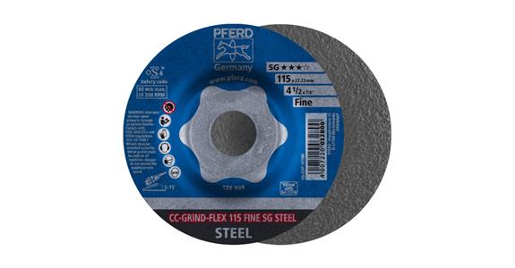 Schleifscheibe CC-GRIND FLEX CO-COOL SG STEEL 115x22,23 mm
