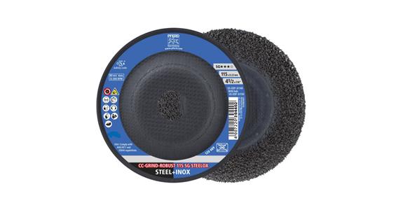 Schleifscheibe CC-GRIND ROBUST SG STEELOX 115x22,23 mm